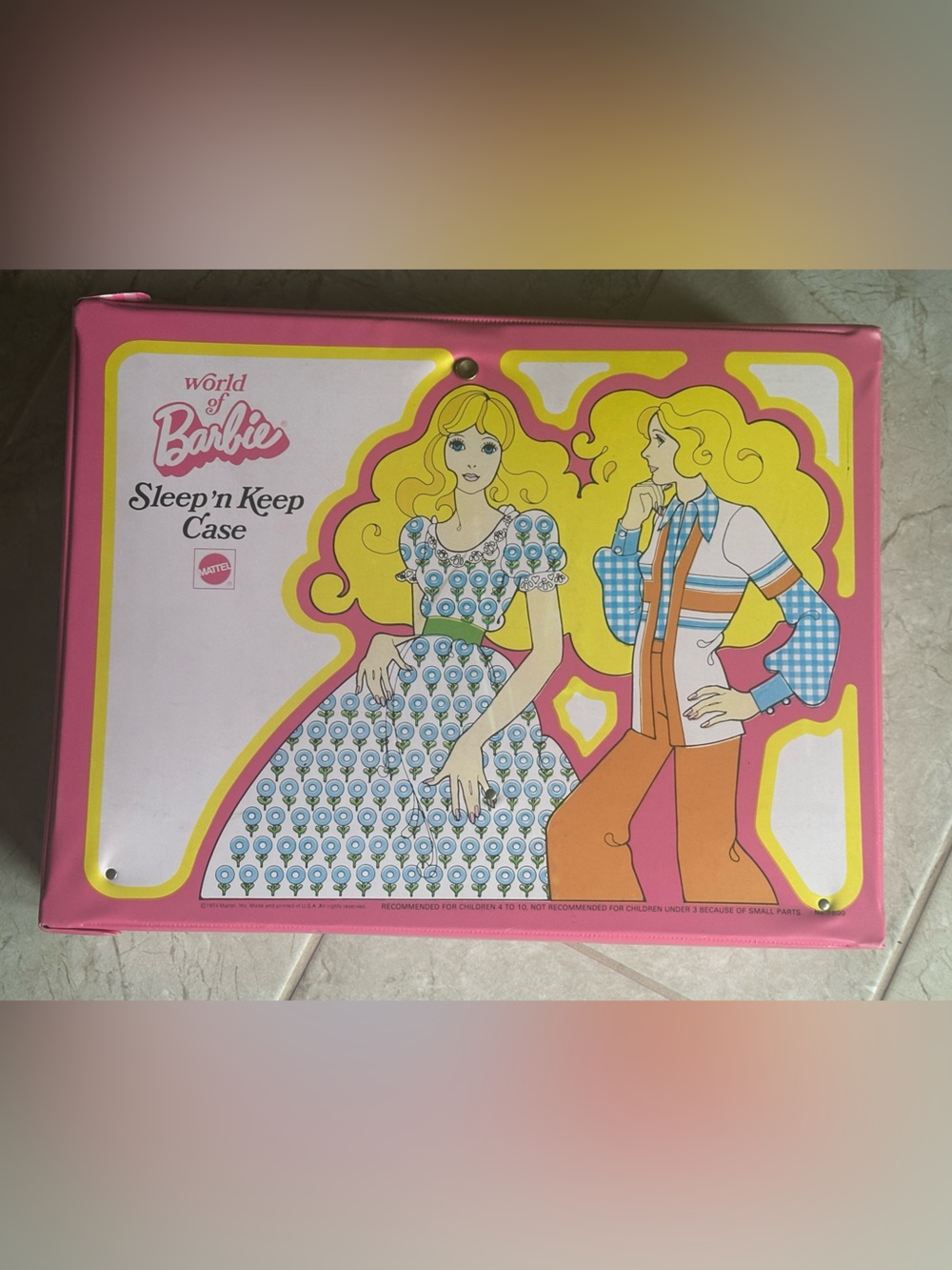Barbie 1974 Sleep n’ Keep Case Mattel vintage